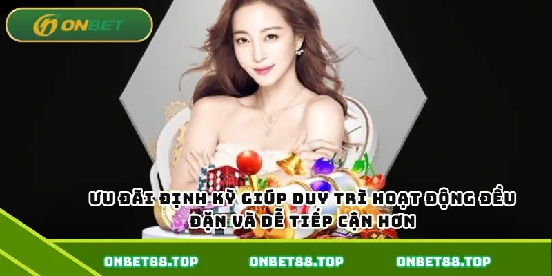 Ưu đãi định kỳ giúp duy trì hoạt động đều đặn và dễ tiếp cận hơn
